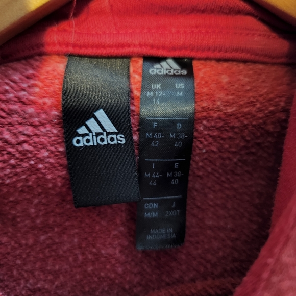 Adidas Hoodie Sweatshirt With Splits On Side - Picture 8 of 11